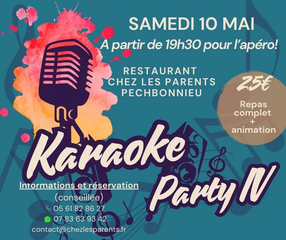 Karaoke Pechbonnieu Nord de Toulouse Restaurant Chez les Parents