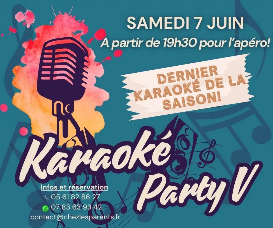 Karaoke Pechbonnieu Nord de Toulouse restaurant chez les parents